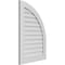Ekena Millwork Quarter Round Top Right Surface Mount PVC Gable Vent w/ 3-1/2"W x 1"P Standard Frame, 26"W x 38"H GVPQR26X3801SN - alternate 2
